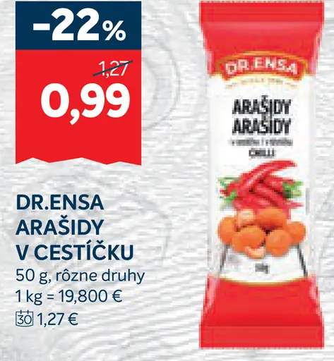 Dr. Ensa arašidy v cestíčku
