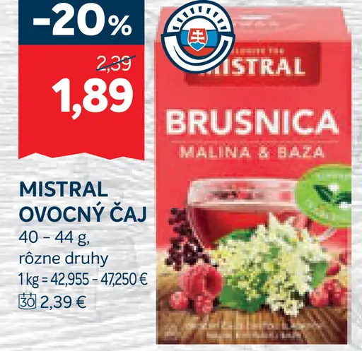 Mistral Baza ovocný čaj