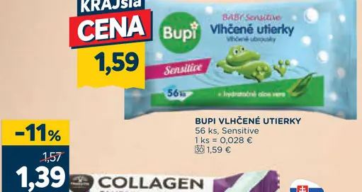 Bupi vlhčené utierky