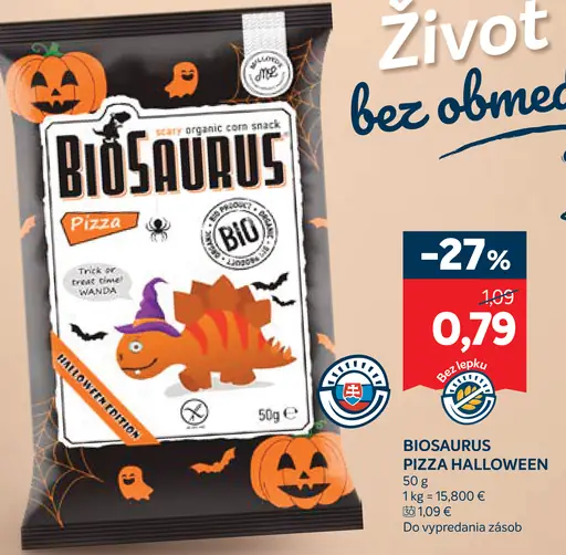Biosaurus Pizza Halloween