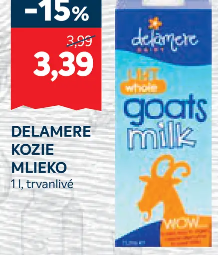 Delamere Kozie Mlieko