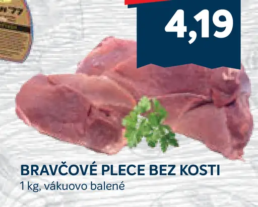 Bravčové plece bez kosti