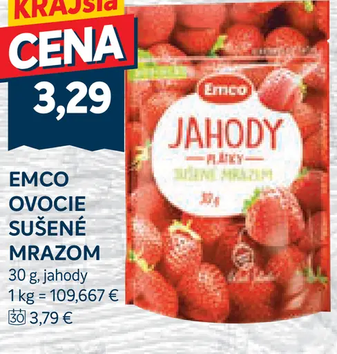 Emco ovocie sušené mrazom