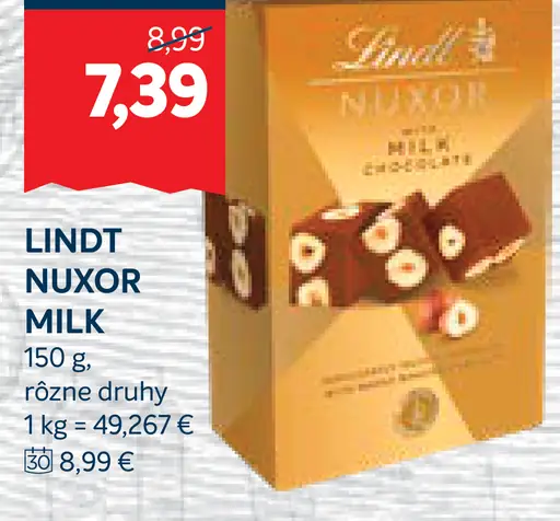 Lindt Nuxor Milk