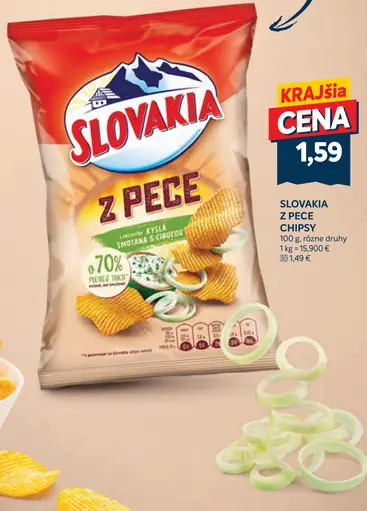 Slovakia Vŕúbky chipsy