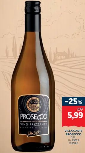 Villa Caste prosecco