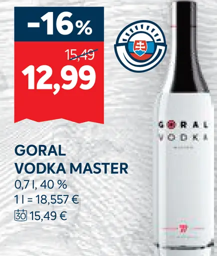 Goral vodka Master