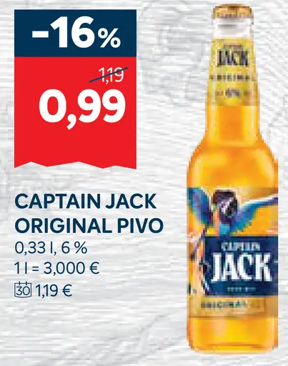 Captain Jack Original pivo