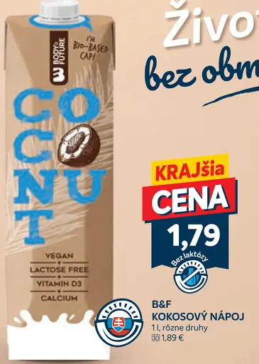 B & F Kokosový Nápoj