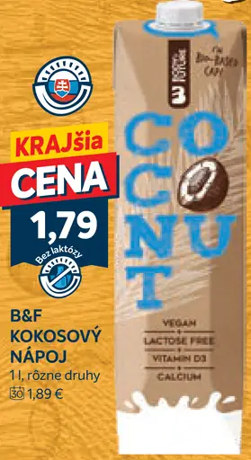 B & F Kokosový Nápoj