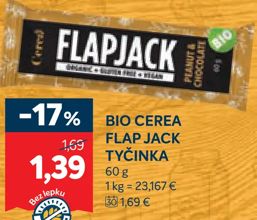 Bio Cerea Flap Jack tyčinka