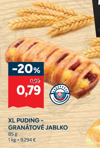 XL puding granátové jablko
