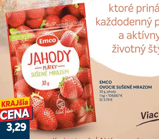 Emco Jahody sušené mrazom