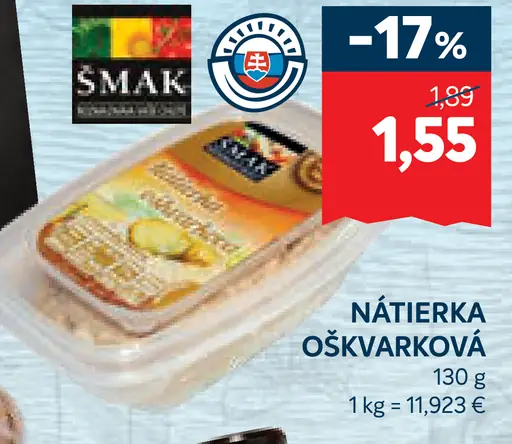 Nátierka Oškvarková