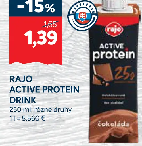 Rajo Active Protein nápoj
