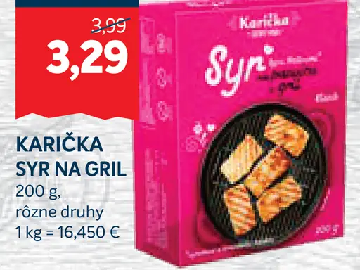Karička syr na gril