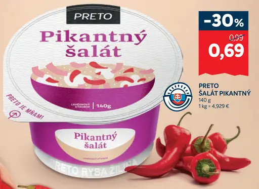 Preto šalát pikantný