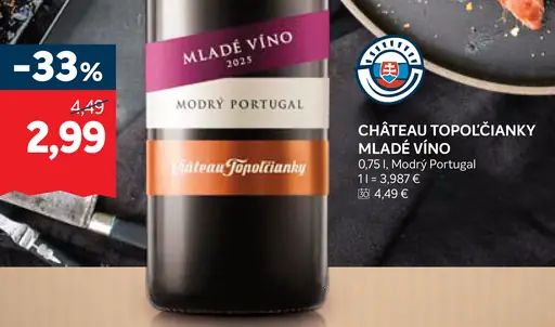 Château Topoľčianky Mladé Víno