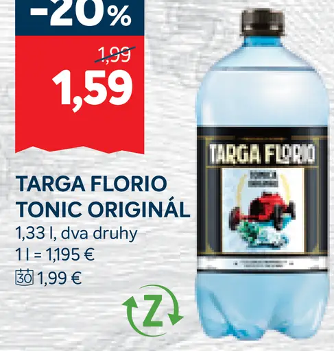 Targa Florio tonic originál