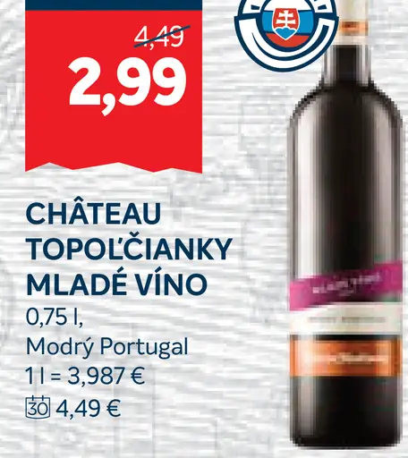 Château Topoľčianky Mladé Víno