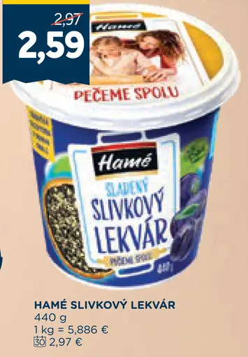 Hamé slivkový lekvár