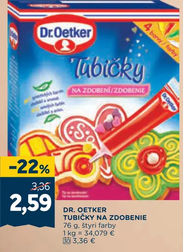 Dr. Oetker Tubičky na zdobenie