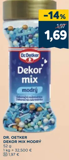 Dr. Oetker Dekor Mix Modrý