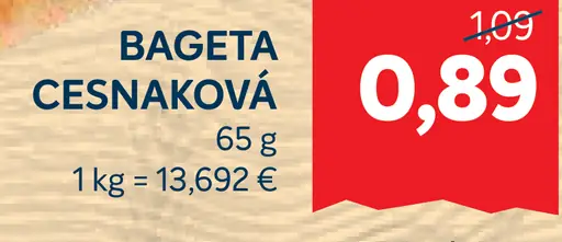 Bageta cesnaková