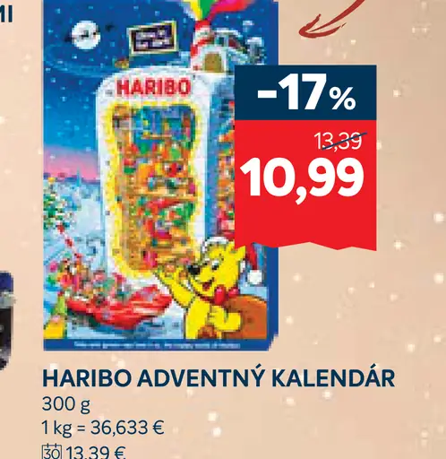 Haribo Adventný kalendár