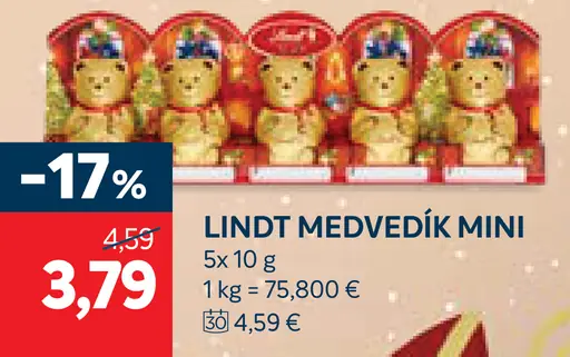 Lindt Medvedík mini
