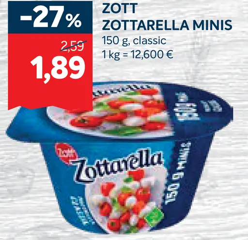 Zott Zottarella Minis