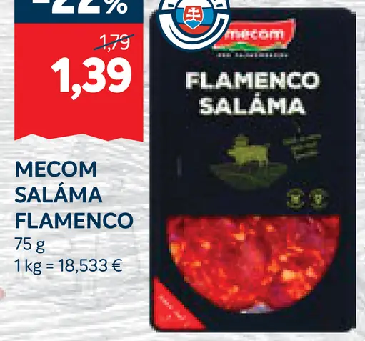 Mecom Flamenco saláma