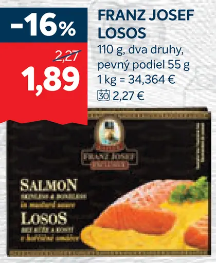 Franz Josef losos konzerva