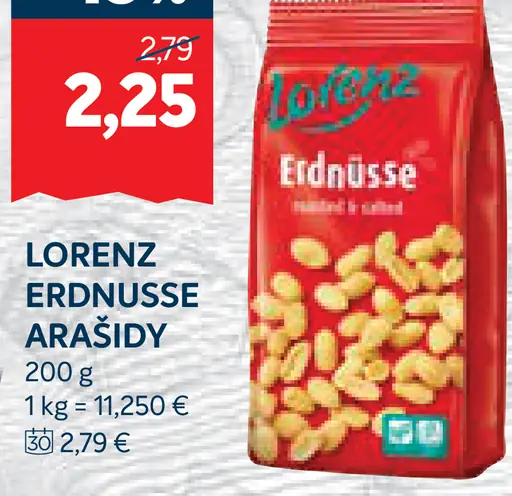Lorenz Erdnüsse arašidy