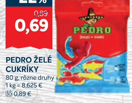 Pedro želé cukríky