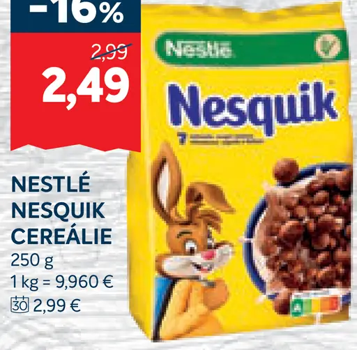 NESTLÉ NESQUIK cereálie