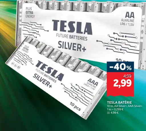 Tesla Future Batteries Silver+