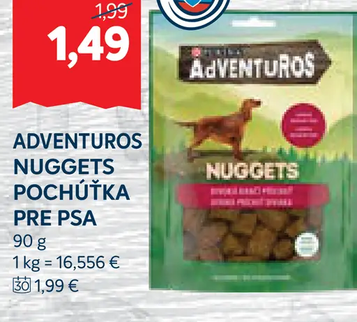 Adventuros pochúťky pre psy