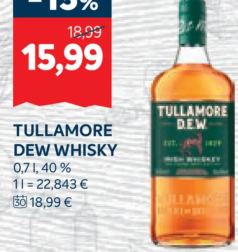 Tullamore Dew whisky