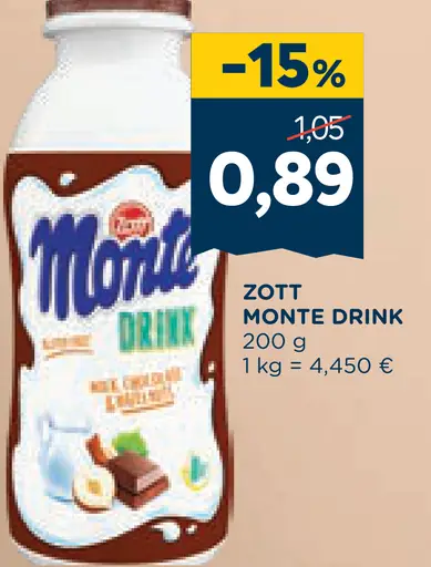 Zott Monte Drink