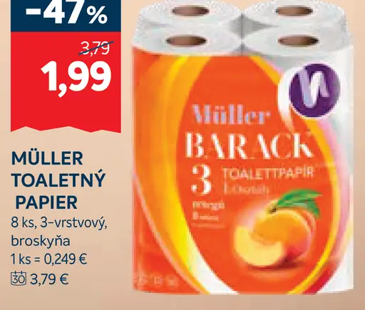 Müller toaletný papier
