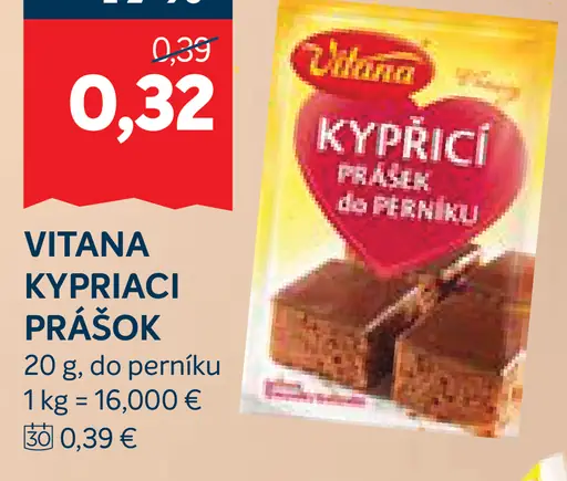 Vitana kypriaci prášok