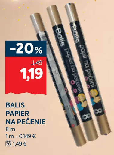 Balis Papier na pečenie