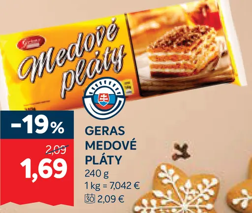 Geras Medové pláty
