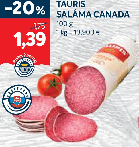 Tauris Canada saláma