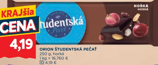Orion Študentská pečať čokoláda
