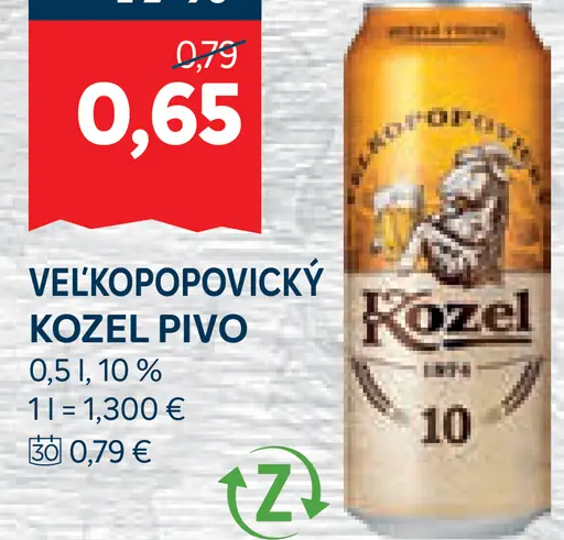 Kozel plechovka