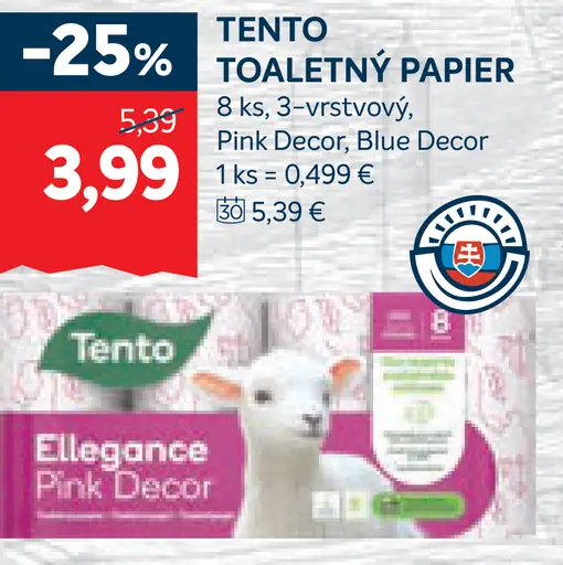 Tento toaletný papier