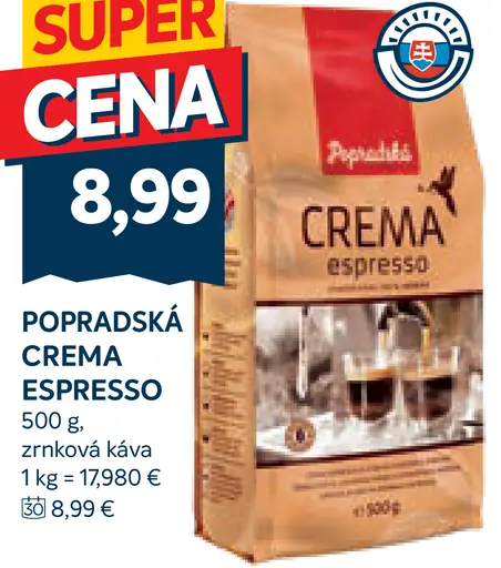 Popradská Crema Espresso
