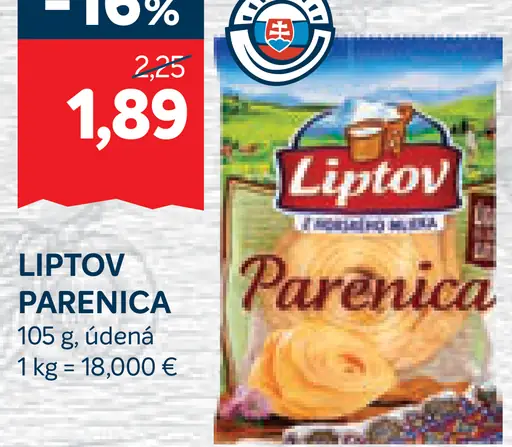 Liptov Parenica údená